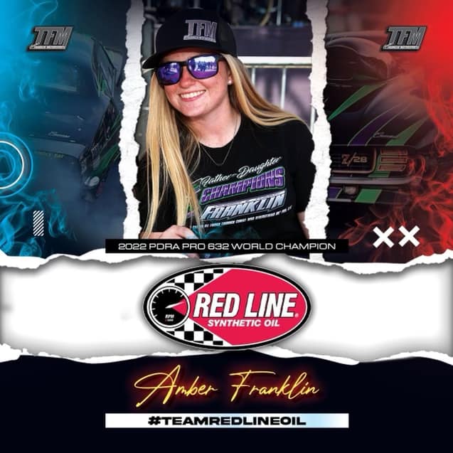 PDRA Pro 632 World Champion Amber Franklin Announces Partnership With Red Line O